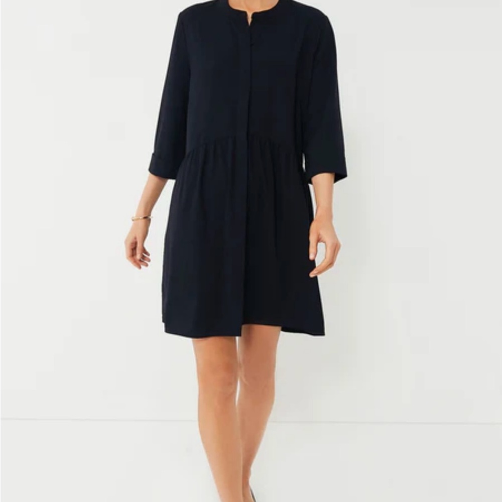 Tuckernuck Navy Blue Royal Shirt Dress